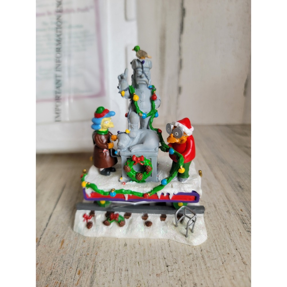 Hamilton Simpsons Christmas in jebediah Park train xmas vintage village